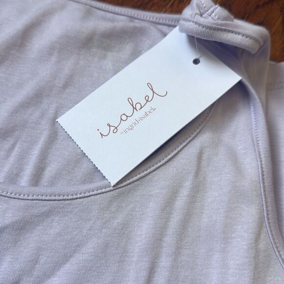 NWT Isabel Maternity by Ingrid & Isabel Lavender Purple Tank Top - Picture 7 of 9